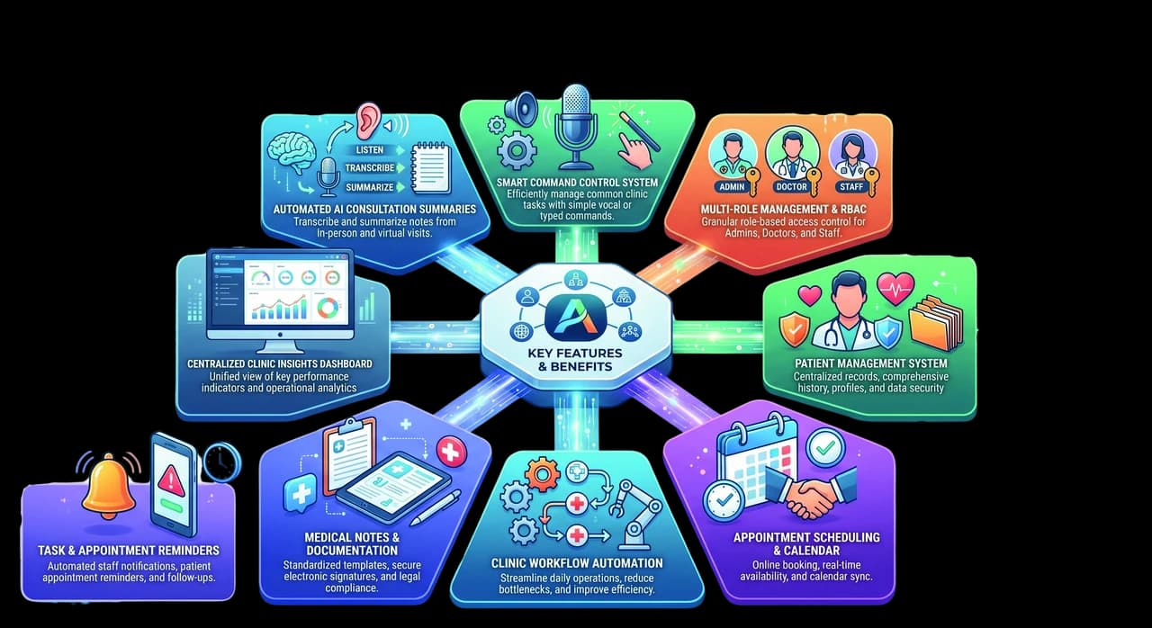 Klinix key features