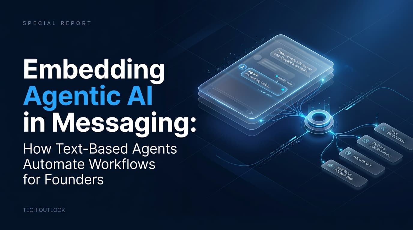 Embedding Agentic AI in Messaging: How Text‑Based Agents Automate Workflows for Founders