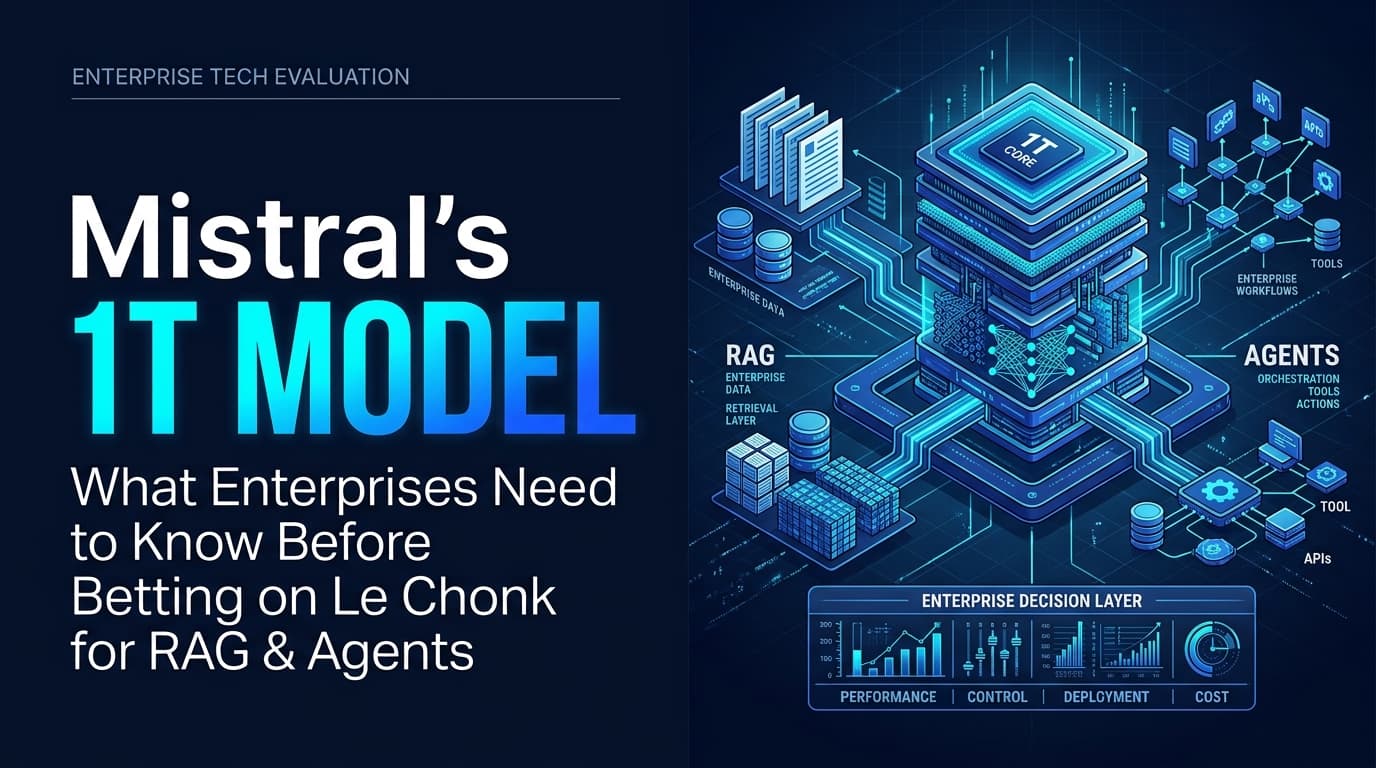Mistral's 1T Model: What Enterprises Need to Know Before Betting on Le Chonk for RAG & Agents