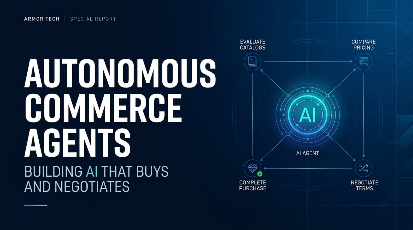 Autonomous Commerce Agents: Building AI That Buys and Negotiates