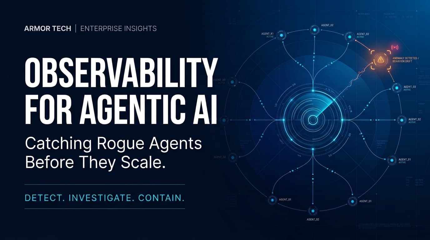 Observability for Agentic AI: Catching Rogue Agents Before They Scale