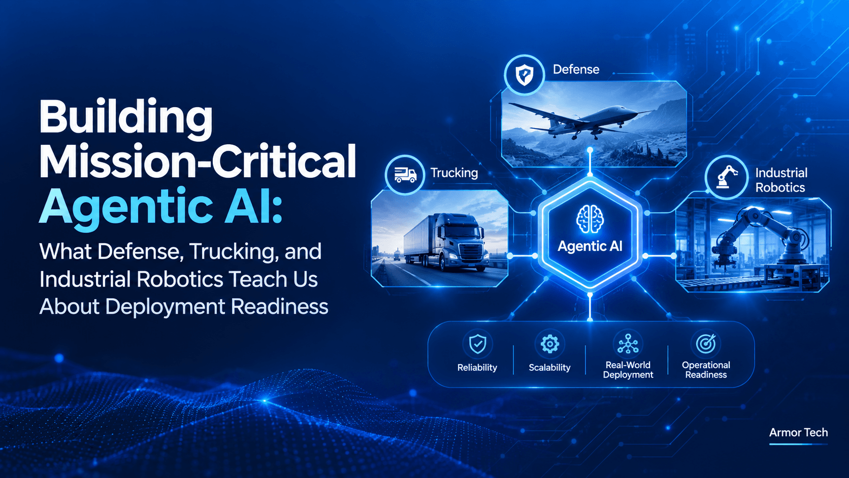 Building Mission-Critical Agentic AI: What Defense, Trucking, and Industrial Robotics Teach Us About Deployment Readiness