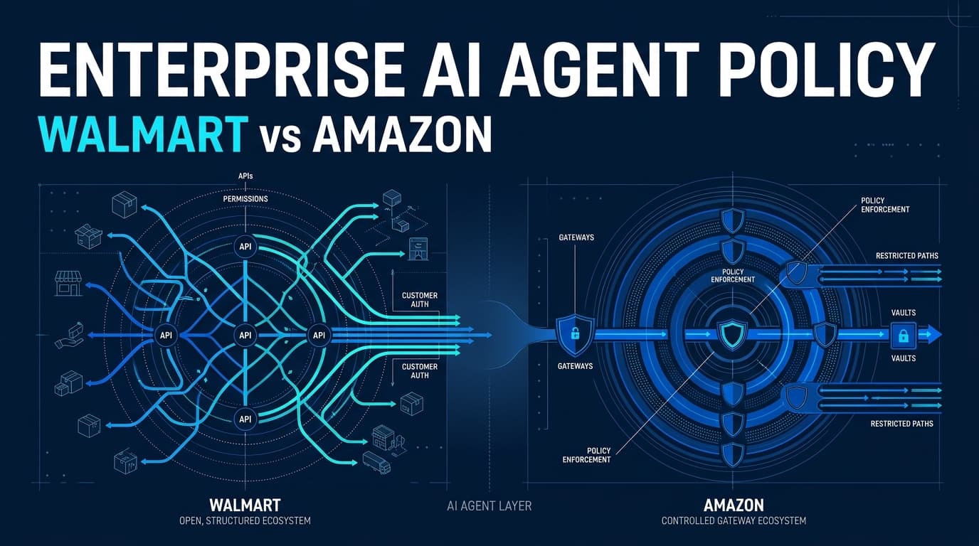 Enterprise AI Agent Policy: Walmart vs Amazon