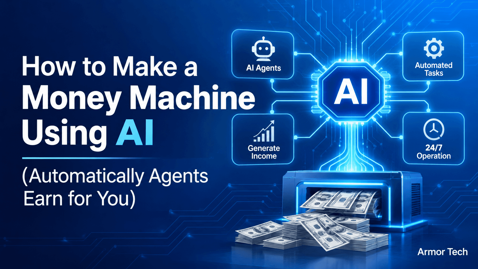 How to make a money machine using AI ( Automatically agents earn for you)