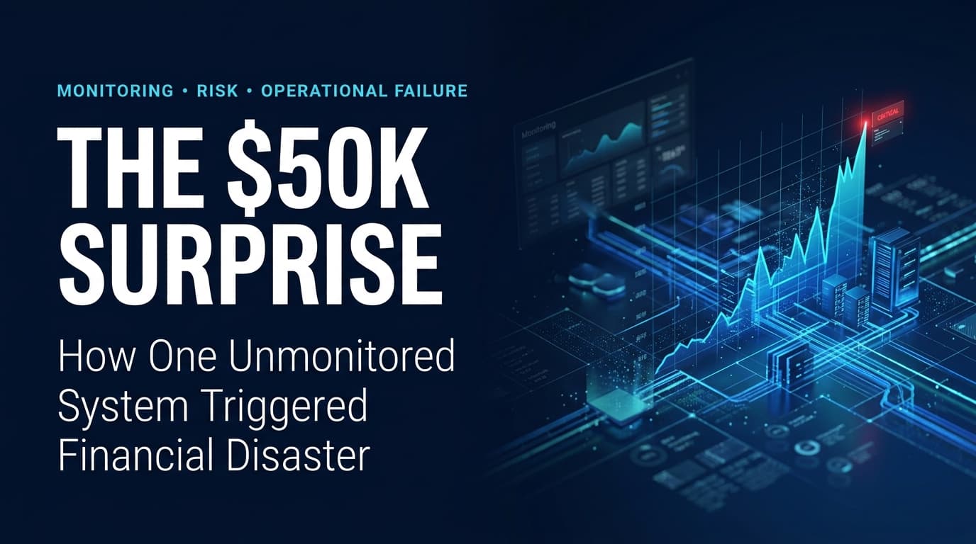 The $50K Surprise: How an Unmonitored Bankrupted Its Operator Overnight
